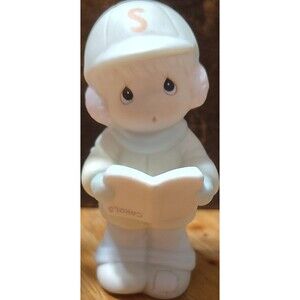 PMI Porcelain Child Reading Book Figurine 1992 Thailand Matte 529494